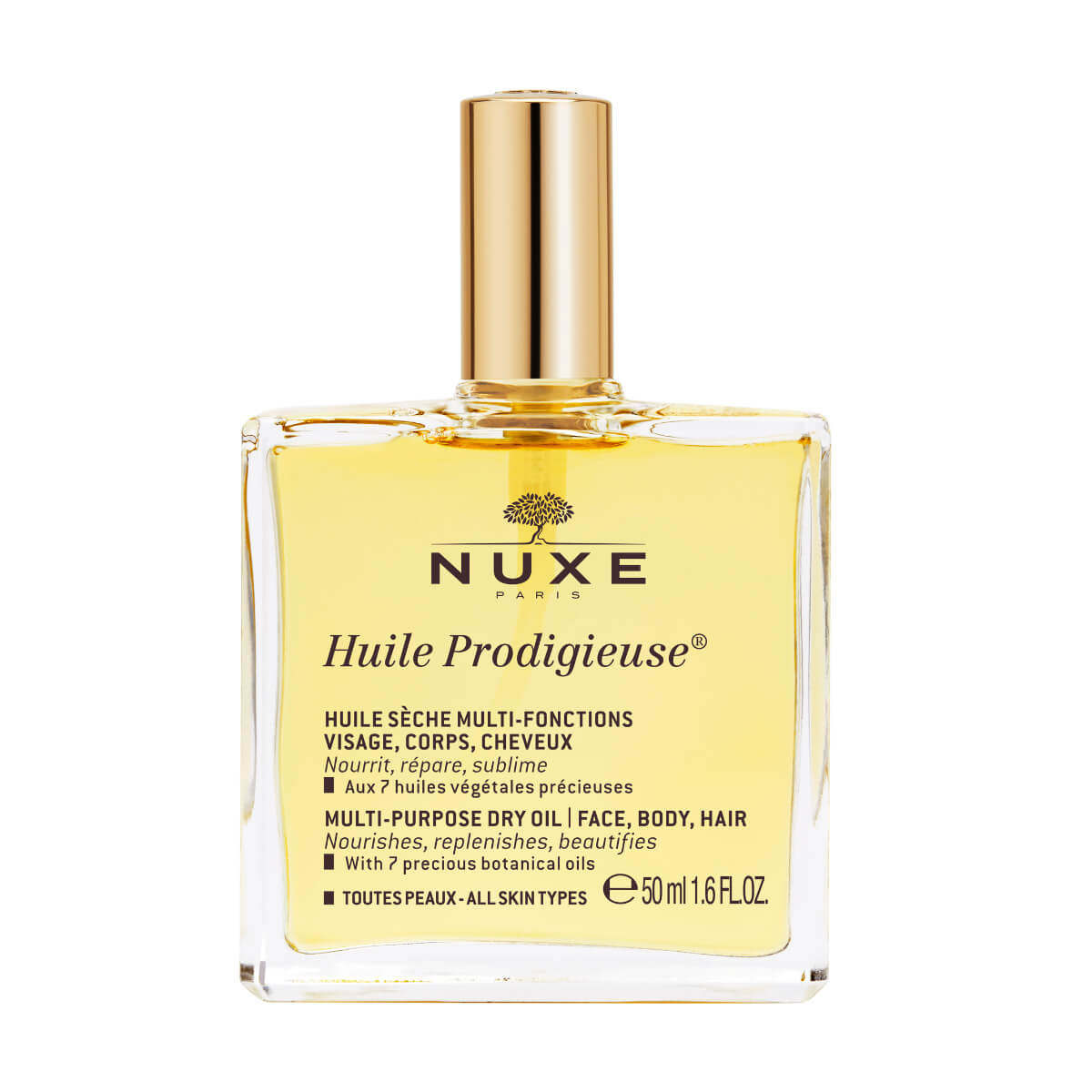 HUILE PRODIGIEUSE&reg; (ACEITE SECO NUTRITIVO PARA ROSTRO, CUERPO Y CABELLO)